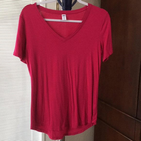 Old Navy Luxe V neck T shirt XS Tall - Picture 1 of 4